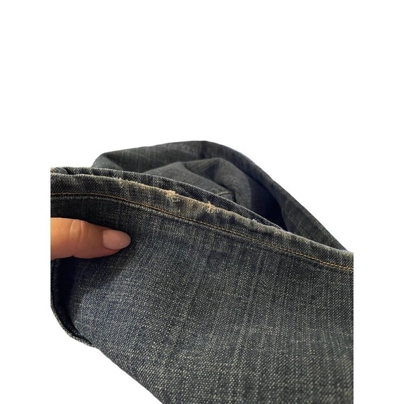 Seven7 Jeans Women's Size 32 Studio Flare Leg Mid Rise Stretch Blue Denim - Picture 7 of 10